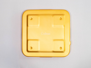 Lid, Quadlock, Security, Yellow, Half Length