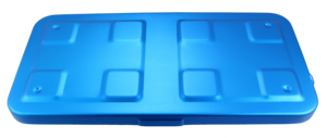 Lid, Quadlock, Security, Full Length, Blue