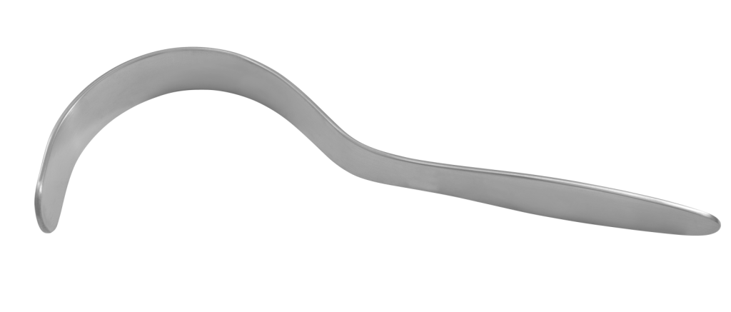 Retractor, Deaver, #00, 7/8 in Wide, Standard Handle, 8 1/2 in