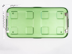 Lid, Quadlock, Security, Green, Full Length