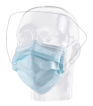 Precept® Fluid Resistant Procedure Mask with Shield