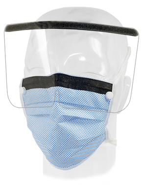 Precept® DualGard™ Foam Shield™ Surgical Mask with Stretch Knit Ties