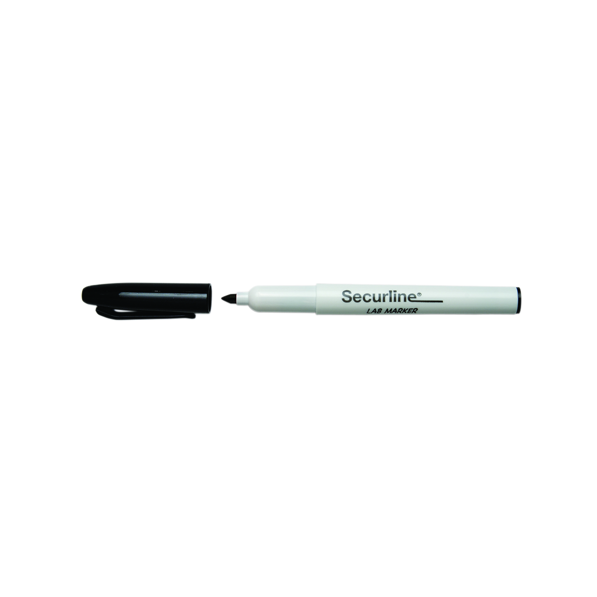 1400-20-PDC Securline® Black Fine Tip Lab Marker