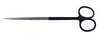Scissors, Stevens Tetonomy, Straight, Razor Edge w/o Serrations, Black Handle, 7 in