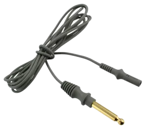 Olsen Monopolar Cord, 4mm Active Cord, with straight Instrument Connector, 10ft, Reusable, 1EA