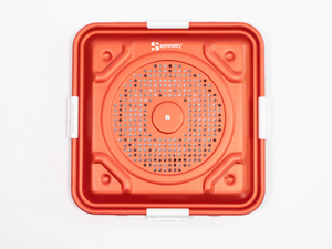 Lid, Quadlock, Filter, Half Length, Red