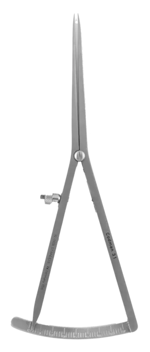 Caliper, Castroviejo, Straight, 6 3/4 in, 170 mm