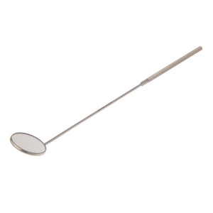 Mirror, Laryngeal, Stationary Octagonal Handle, #8 28 mm, 6 3/4 in
