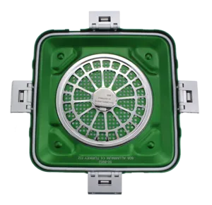 Lid, Quadlock, Filter, Green, Half Length