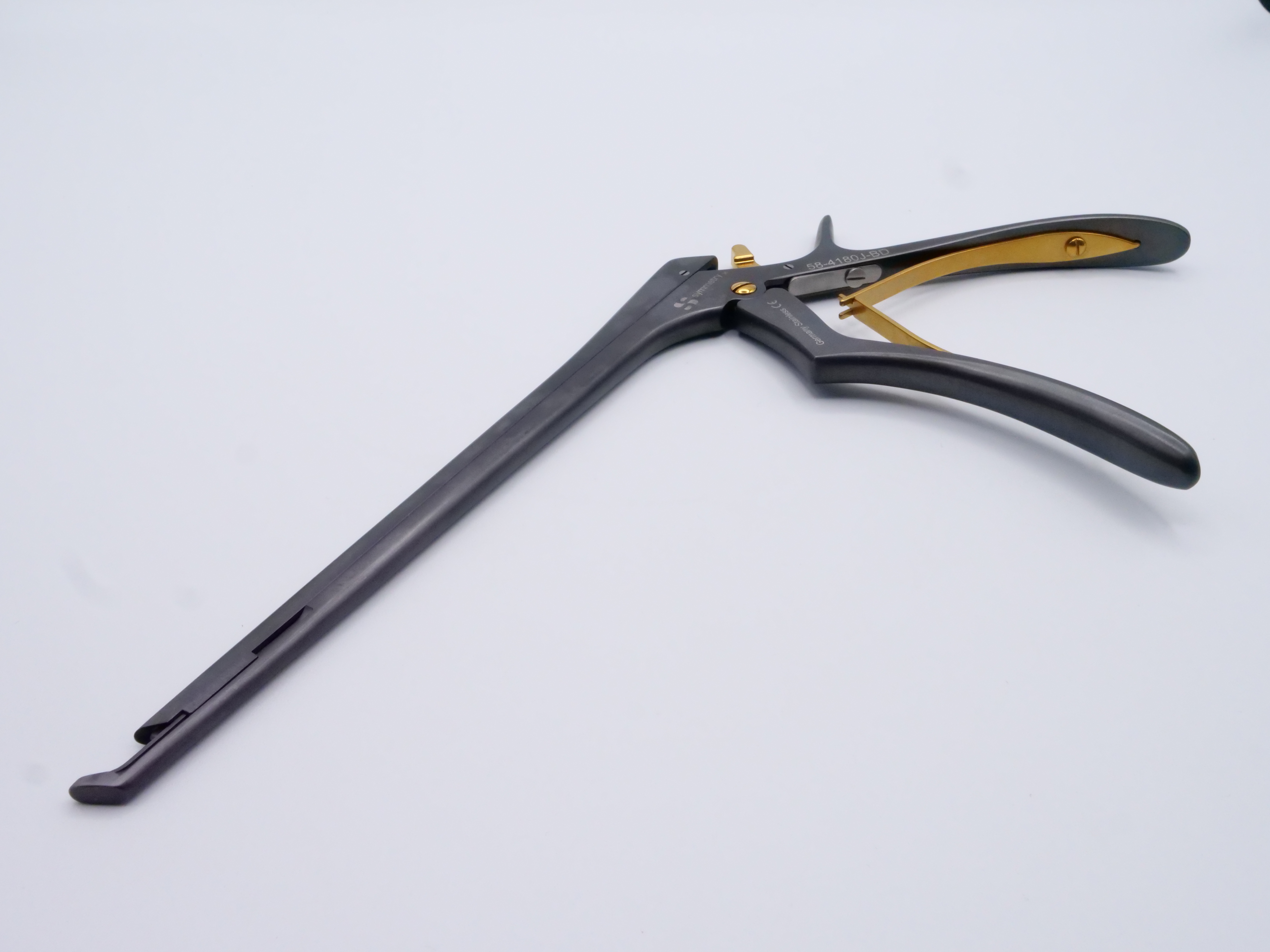 Rongeur, Kerrison Micro, Thin Footplate w/Bone Ejector, 40deg Up ...