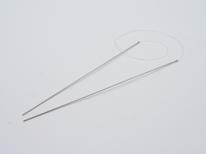 Probe, Jackson Lacrimal Intubation Set, 20-Gauge Thin Wall Probes (15.24), w/29.8 cm Of Silicone Tubing Attached, (2/st)