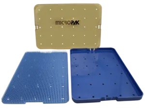 Container, Riley, Micropak Base, Lid, & Mat, 10 x 15 x 0.8 in