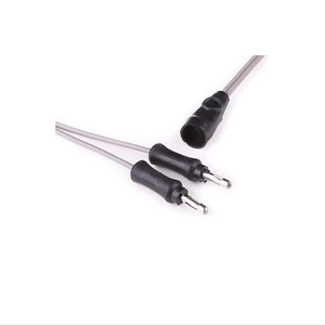Olsen Bipolar Cord, Twin Pin, with Shrouded Instrument Connection, Reusable, 1EA