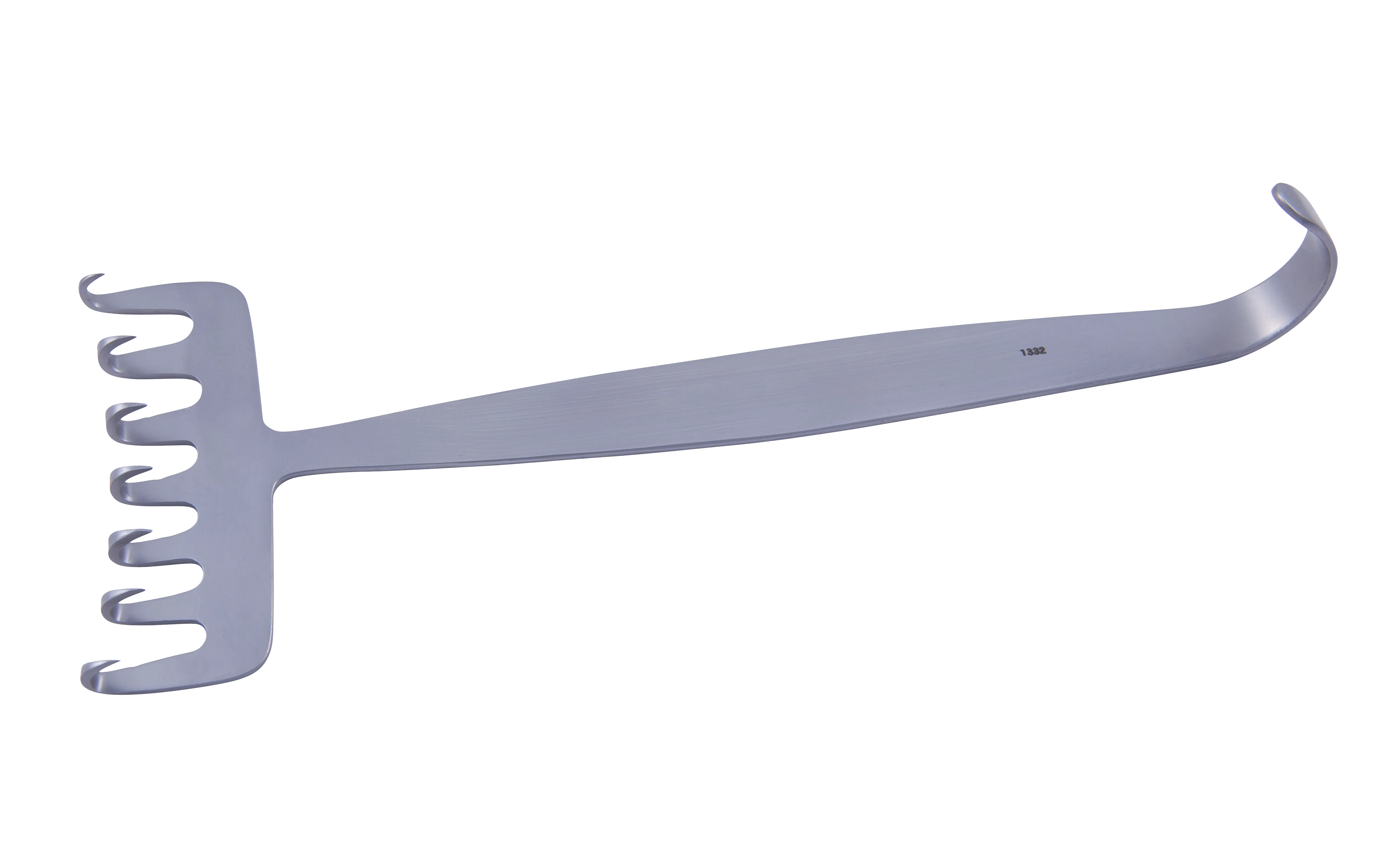 Retractor, Coronal Brow Lift, 7-Prong, Sharp, 7 in | Aspen Surgical