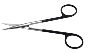Scissors, Stevens Tenotomy, Straight, Razor Edge w/o Serrations, Black Handle, 5 in
