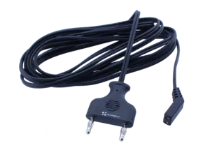 Olsen Bipolar Cord, 28mm Fixed Pin, with 45 degree angled Instrument Connector, Reusable, 1EA