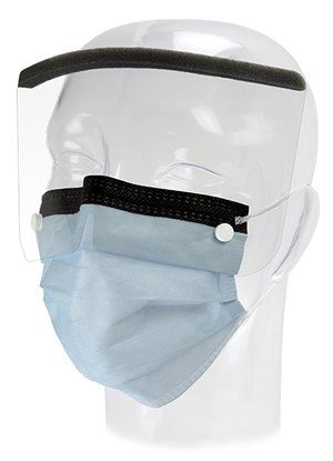 Precept® DualGard™ Foam Shield™ Anti-Fog Procedure Mask