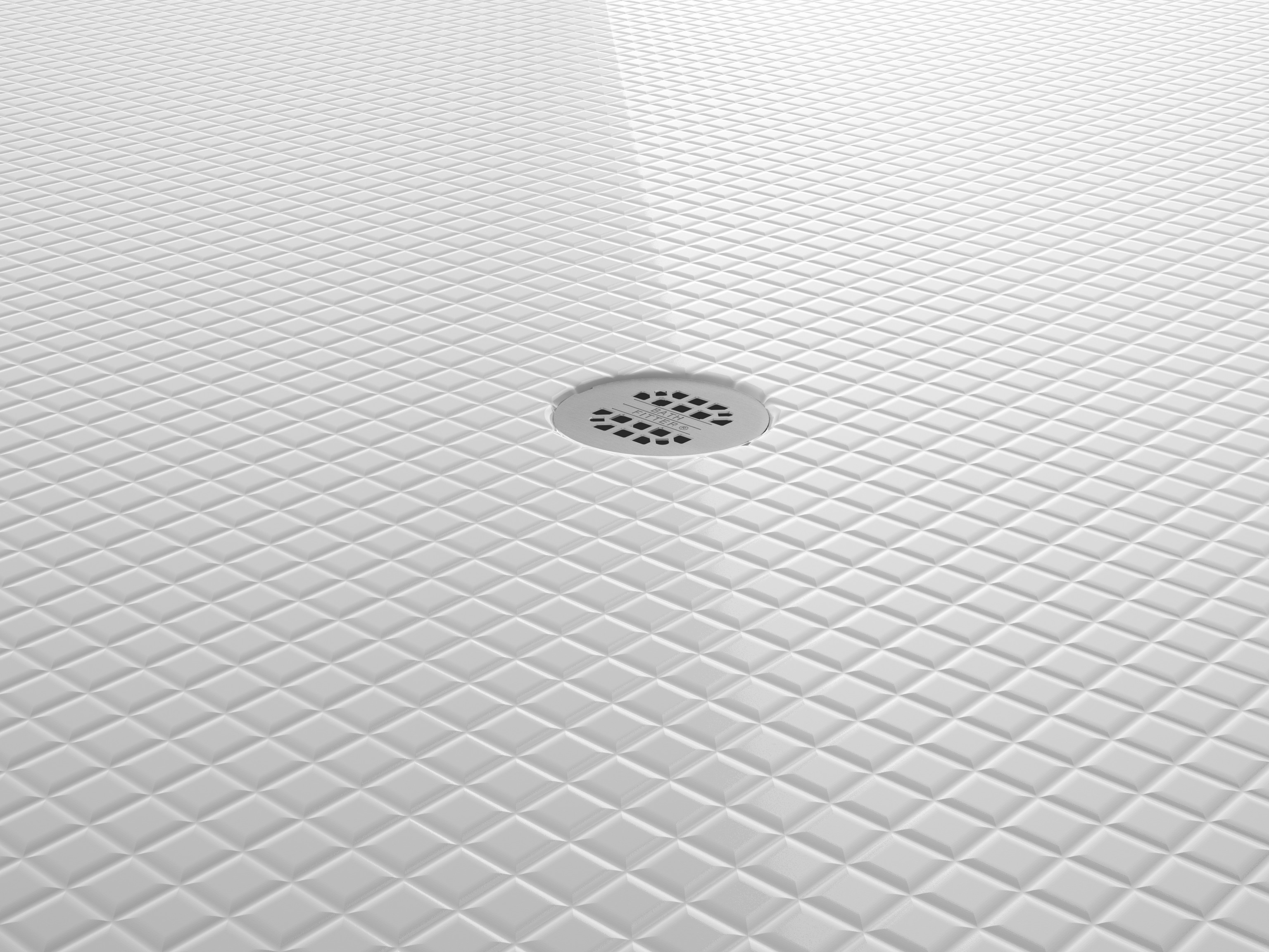 1 in x 1 in Tile Pattern Shower Floor
