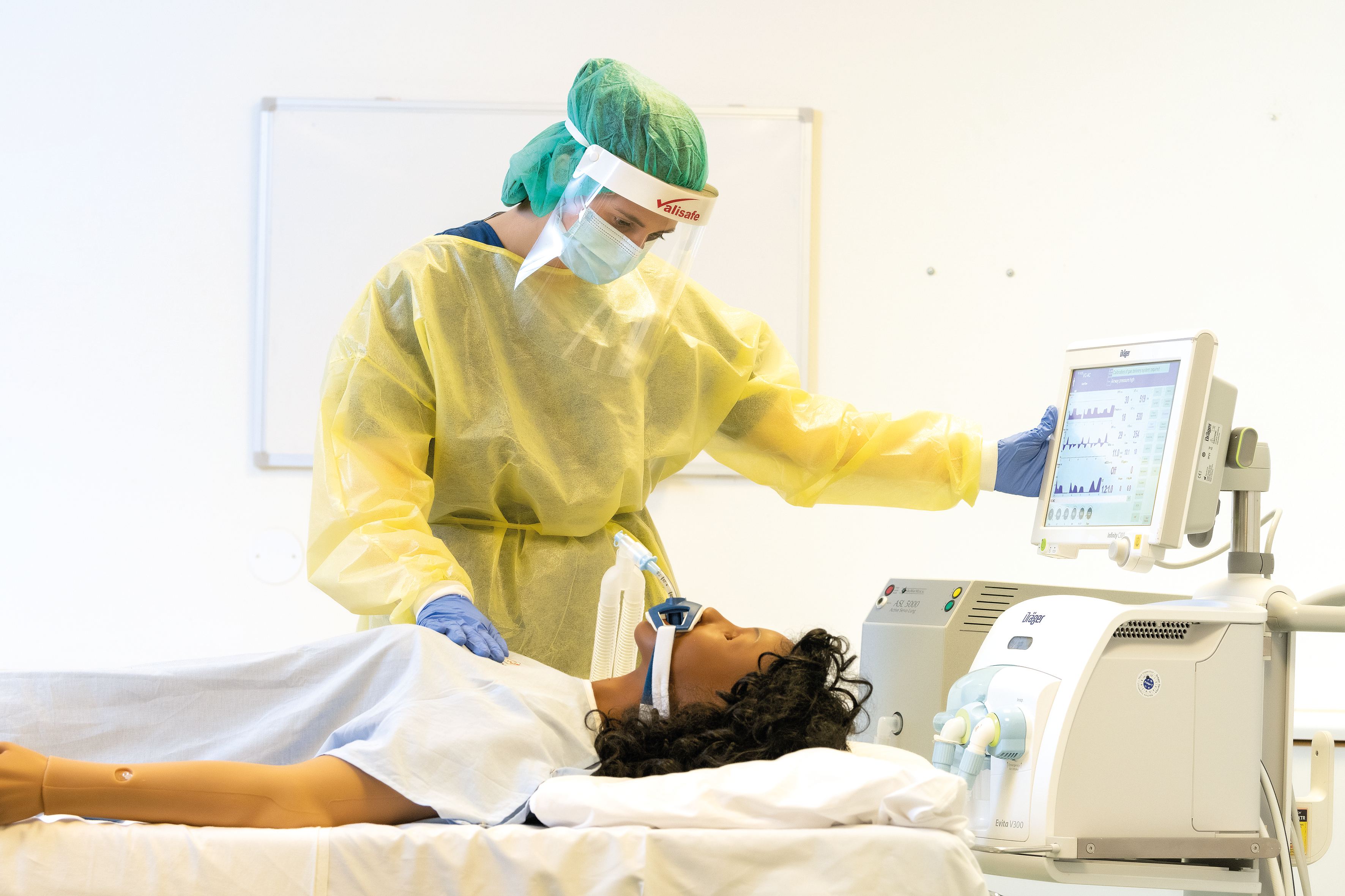 nursing anne simulator african descent surgeon