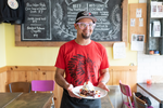 Pow Wow Cafe serves traditional Indigenous cuisine by Toronto Ojibway chef Shawn Adler in Kensington Market