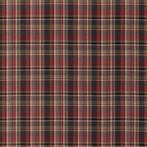 Lindisfarne Plaid - Charcoal/Red