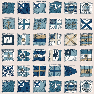 Naval Ensigns - Blue