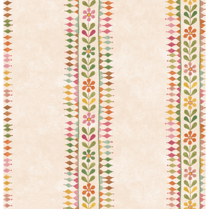 Flower Pot - Green/Pink