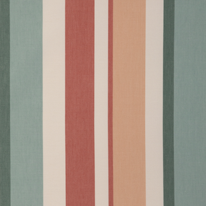 Fisher Stripe - Teal/Spice