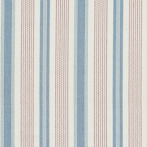 Purbeck Stripe - Red/Blue