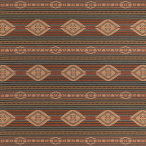 Harlech - Russet/Teal