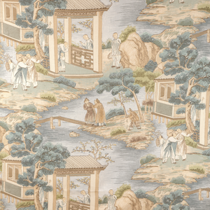 Tarim River Print - Aqua