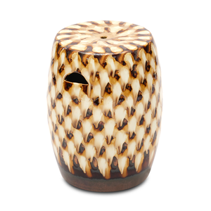 Pheasant Feather Garden Stool