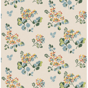 Forest Flower - Teal/Spice