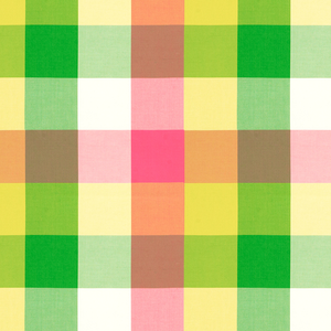 Happy Plaid - Pink/Green