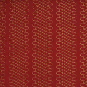 Swash Stripe - Red/Gold
