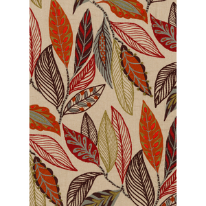 Forest Leaves - Red/Plum