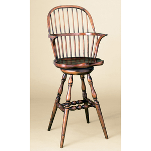 High Back Barstool with Swivel