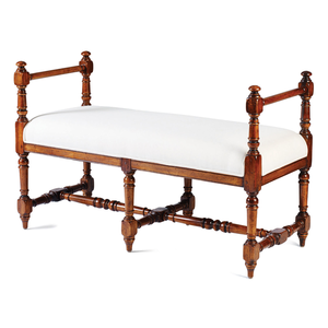 Beverley Bench with Arms 55"