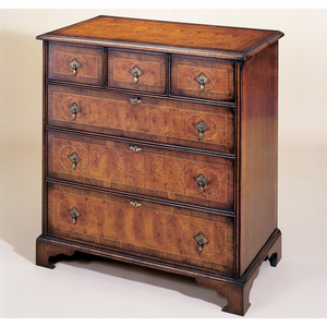 Large Oyster Veneer Chest