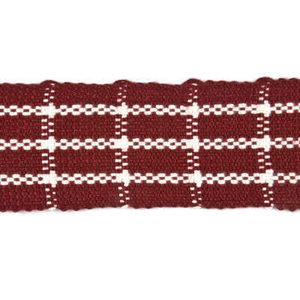 Basket Weave Braid - Red