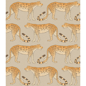 Leopard Walk - Stone & Orange