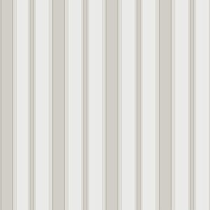 Cambridge Stripe - Stone+White