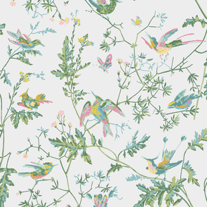 Hummingbirds - Green/Pink