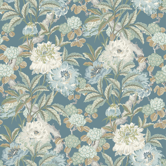 Summer Peony - Denim | Kravet