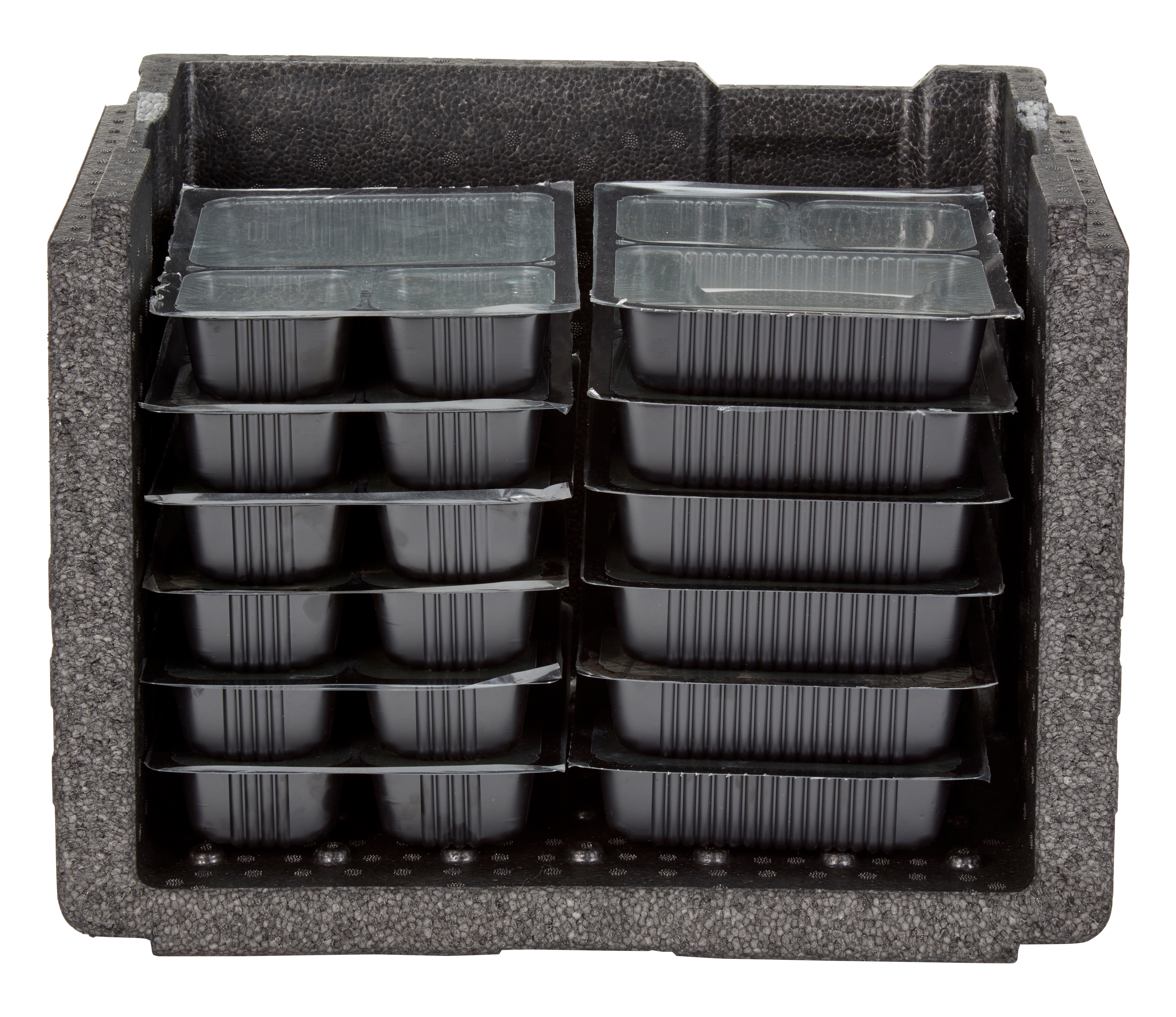 EPPMTSW110 Cam GoBox for Meal Delivery Trays Black 24 trays