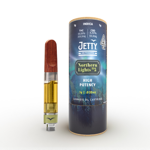 A photograph of Jetty Cartridge 0.5g Northern Lights #5