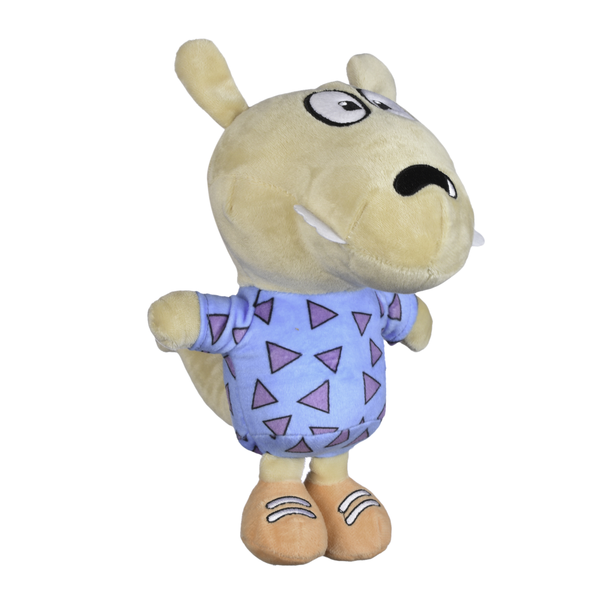 M 7-8 Rockos Modern Life Dog Heffer Nickelodeon Cartoon Character Plush Slippers 