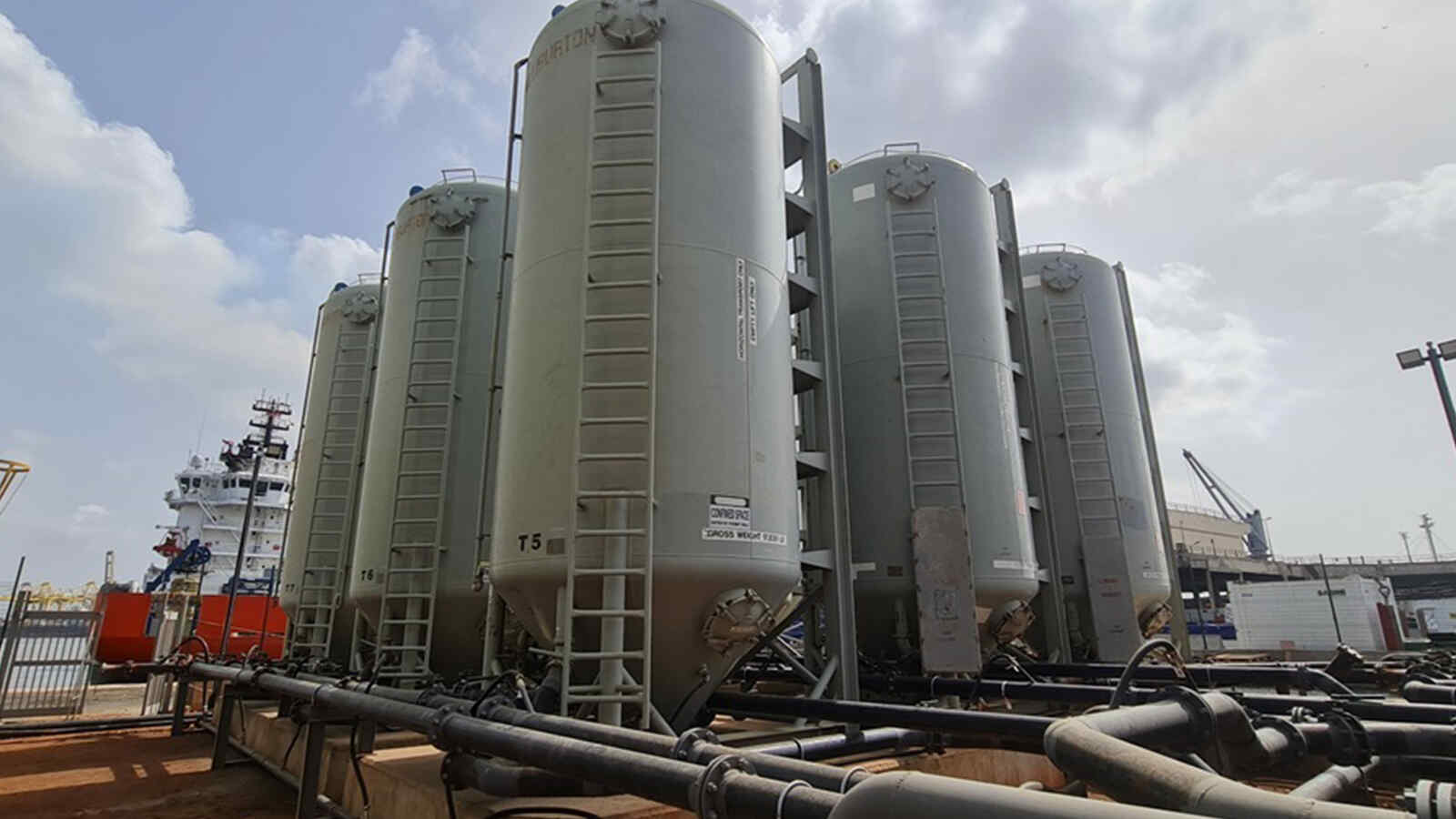 Cement bulk plant- silos