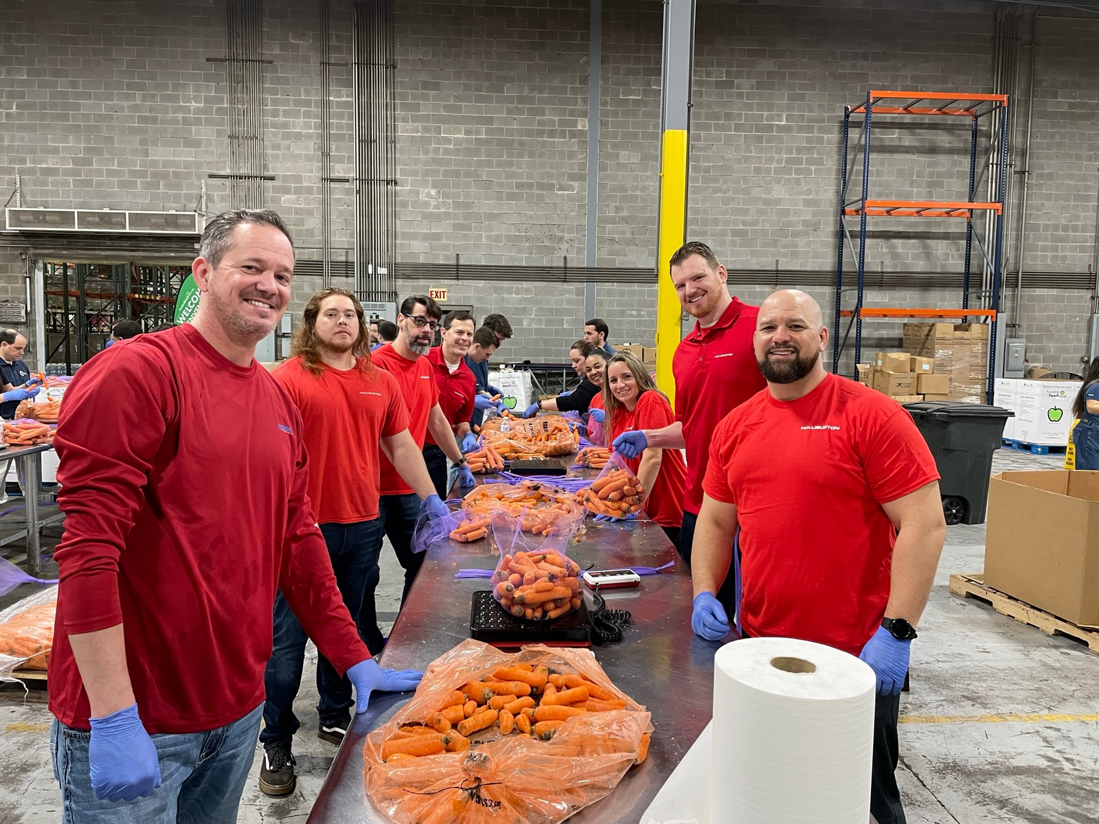 Marketing & Communications Department Volunteering at Houston Food Bank