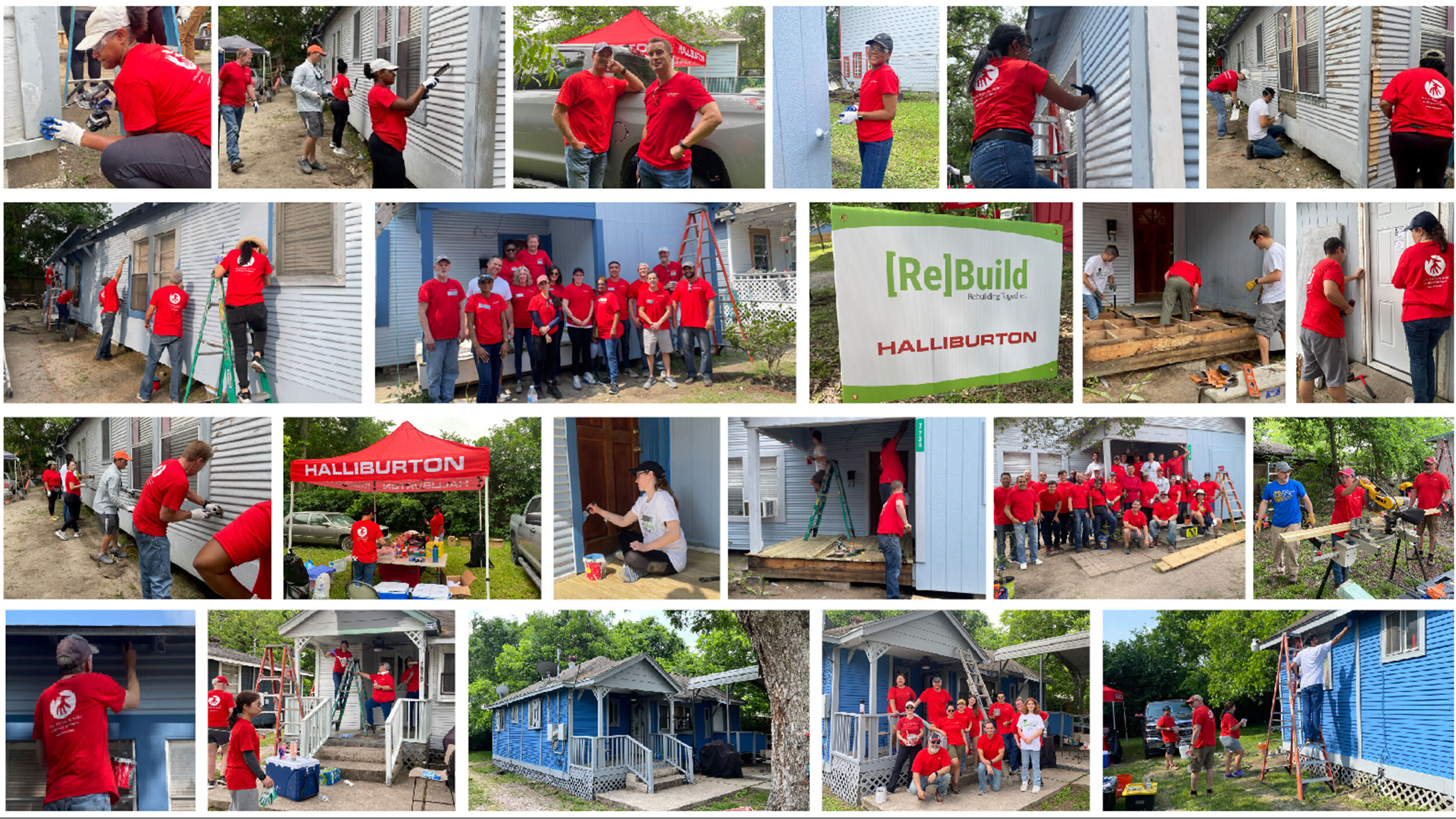 Halliburton and Rebuilding Together revitalize two Houston-area homes